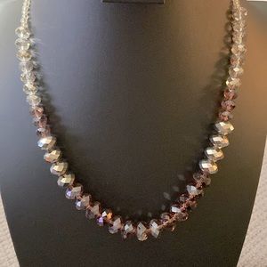 Faceted Crystal Necklace
